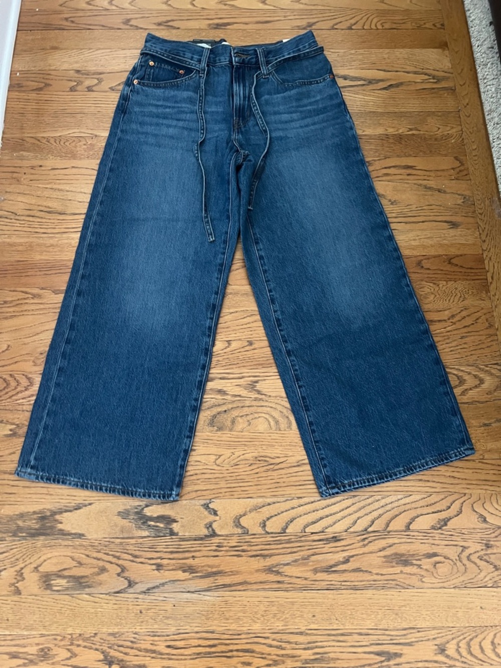 Levi's XL Straight Leg Dark Blue Denim Womens Jeans size 27x29